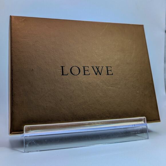 Auth Loewe Suede & Leather Compact Wallet – Brown & Gold Full Inclusion w/ COA - Picture 1 of 8